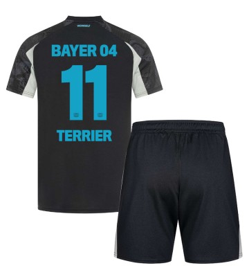 Bayer Leverkusen Martin Terrier #11 Tercera Equipación Niños 2024-25 Manga Corta (+ Pantalones cortos)